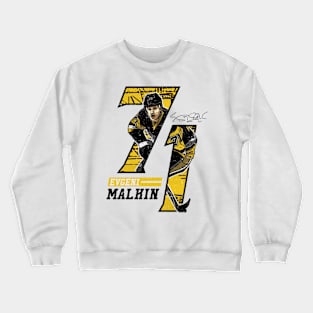 Evgeni Malkin Pittsburgh Offset Crewneck Sweatshirt